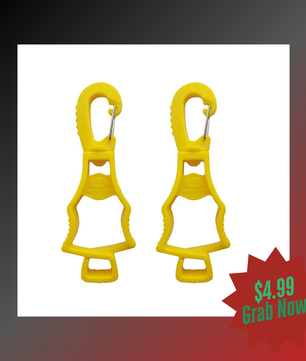 Seibertron Work Gloves Grabber Clip: Attach to Pants for Easy Access