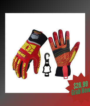 Seibertron HIGH-VIS HRC5 Rigger Excellent Grip Cut5 Handyman/Boxer Work Gloves Abrasion Resistant Oil & Gas Drilling Safety Impact Protection Gloves CE EN388 4542