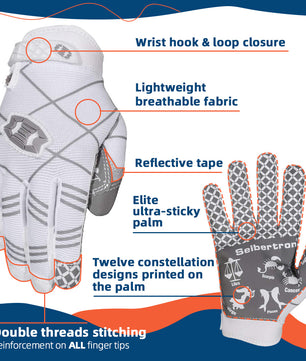 Seibertron Pro 3.0 Elite Ultra-Stick Sports Receiver Glove Football Gloves