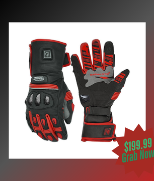 Rechargeable Heated Gloves for Men & Women – 7.4V 3000mAh Waterproof Windproof Electric Gloves for Winter Skiing, Snowboarding, Snowmobiling, and Motorcycling