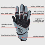 Seibertron SPS-10 Youth Motorcycle Riding Gloves – Breathable, Durable, Anti-Slip, Touchscreen Leather Gloves for Spring, Summer, and Fall