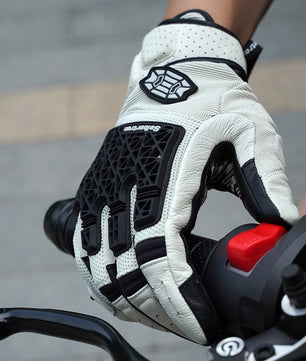 Seibertron SPS-10 Youth Motorcycle Riding Gloves – Breathable, Durable, Anti-Slip, Touchscreen Leather Gloves for Spring, Summer, and Fall