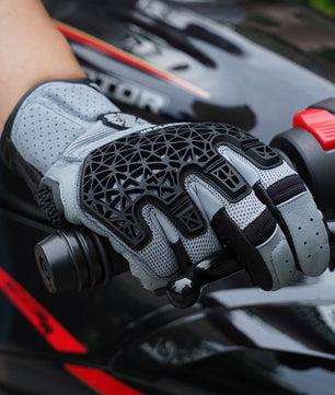 Seibertron SPS-10 Youth Motorcycle Riding Gloves – Breathable, Durable, Anti-Slip, Touchscreen Leather Gloves for Spring, Summer, and Fall