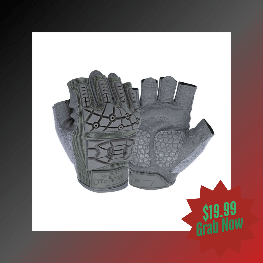 Seibertron T.H.F.I.G 2.0 Men's Tactical Gloves Flexible Rubber Knuckle Protective for Hunting Hiking Airsoft Paintball Motorcycle Motorbike Riding Outdoor Gloves