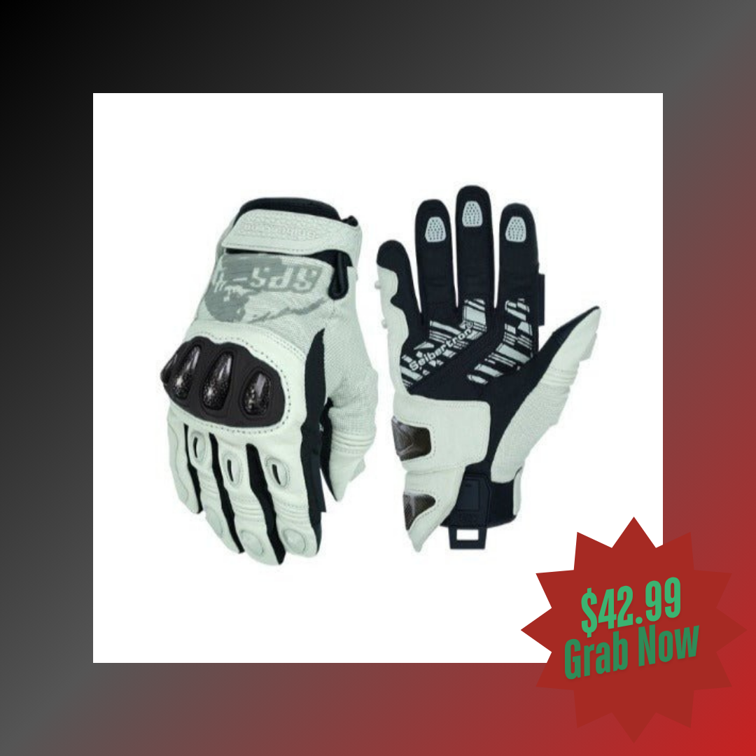 Seibertron Adult SPS-4 Winter Cold Weather Motorcycle Gloves Rainproof Riding with Touchscreen Warm Gauntlet for Men and Women