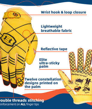 Seibertron Pro 3.0 Elite Ultra-Stick Sports Receiver Glove Football Gloves