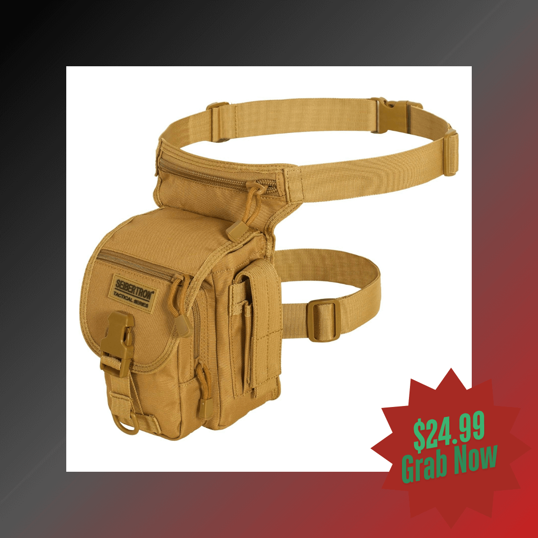 Seibertron Waterproof Tactical Outdoor Hiking Airsoft Utility Leg Bag
