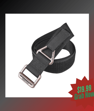 Seibertron Men's Utility TDU 1.75 Inch Nylon Tactical CQB/Rigger's Military Combat Duty Belt Metal Buckle