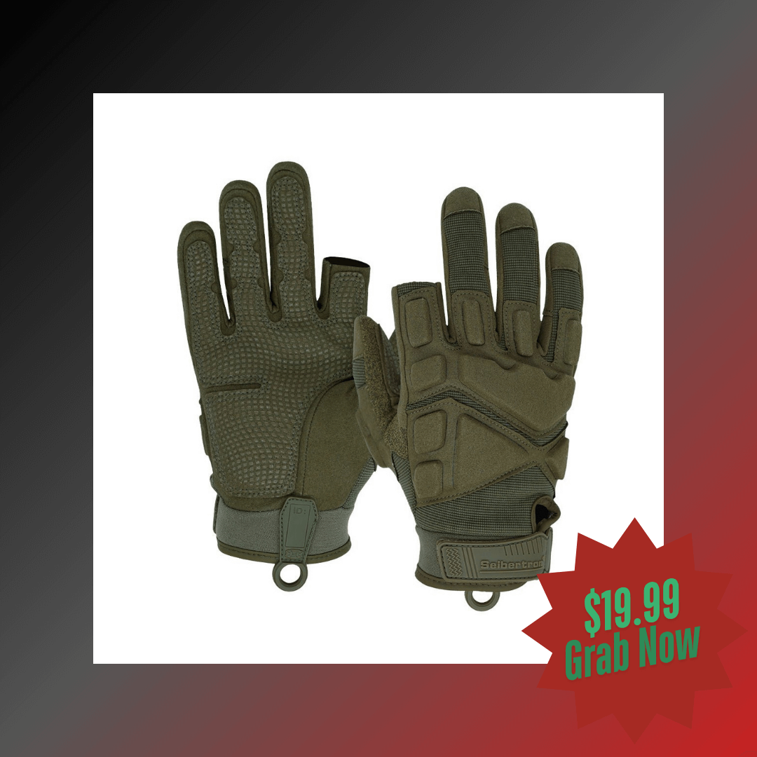 Seibertron Adult Or Youth S.O.L.A.G Sports Outdoor Water Resistant Full Finger Touchscreen Gloves