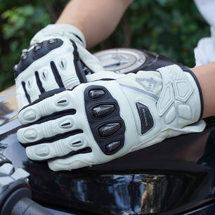 Seibertron SPS-4 Upgraded Winter Motorcycle Riding Gloves - Carbon Fiber, Waterproof, and Snowproof for Fall and Winter