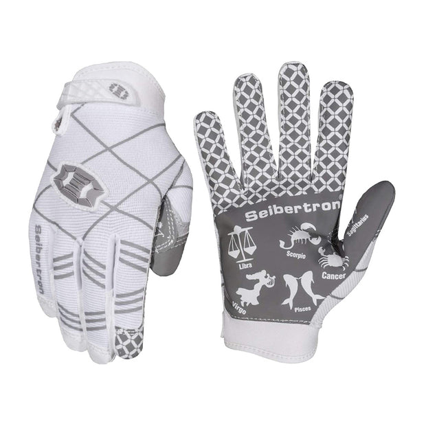 Seibertron Pro 3.0 Elite Ultra-Stick Football Receiver Gloves, High Performance Non-Slip Sports Gloves for Youth Kids Boys Girls & Adult