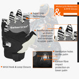 Seibertron Youth SPS-2/SPS-5 Unisex Touchscreen Motorcycle Gloves for Road Racing and MTB Sports