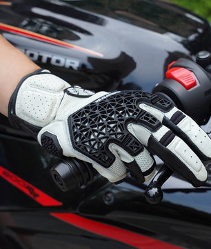 Seibertron SPS-10 Youth Motorcycle Riding Gloves – Breathable, Durable, Anti-Slip, Touchscreen Leather Gloves for Spring, Summer, and Fall