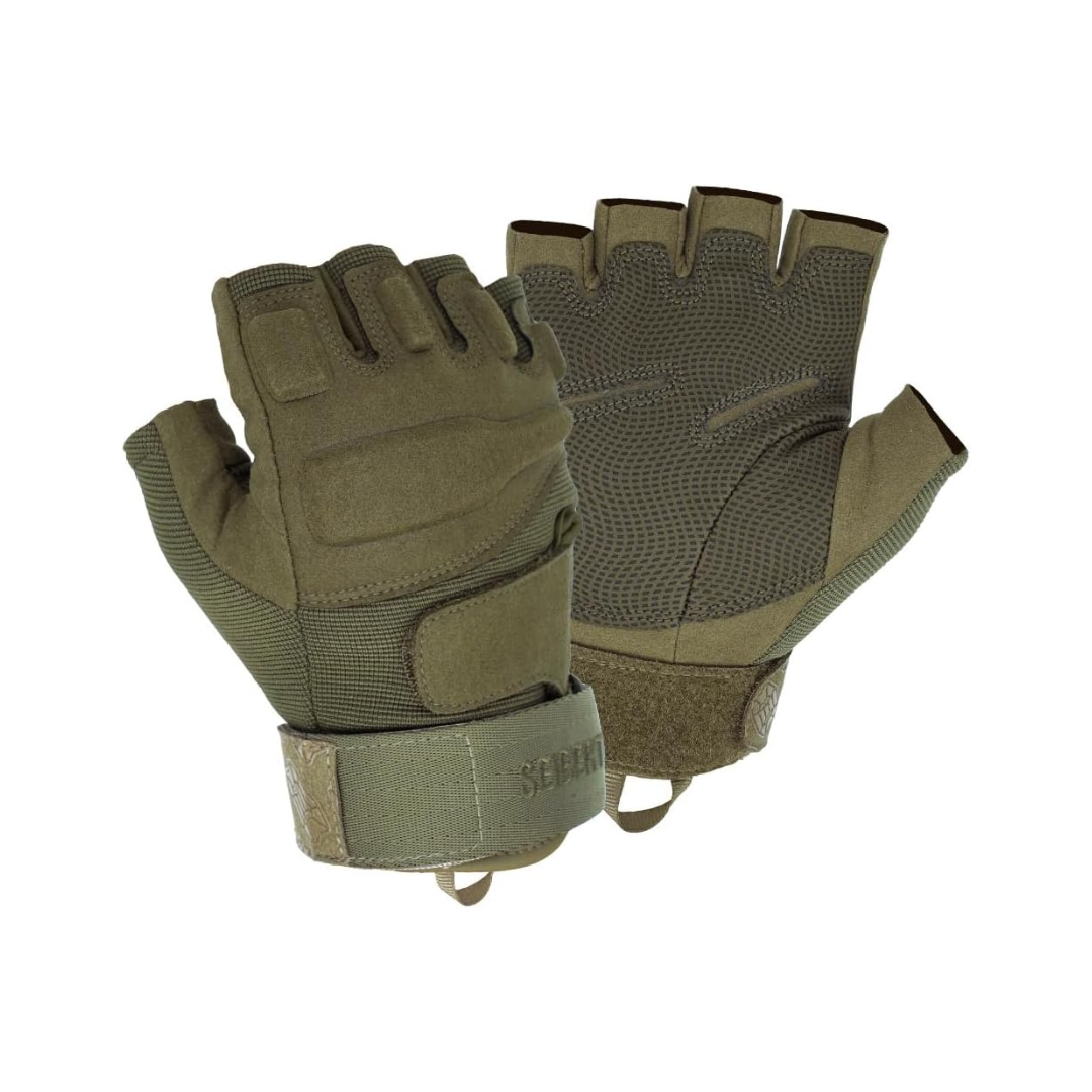 Seibertron S.O.L.A.G 1/2 Finger / Fingerless / Half Finger Multi-function Sports Gloves