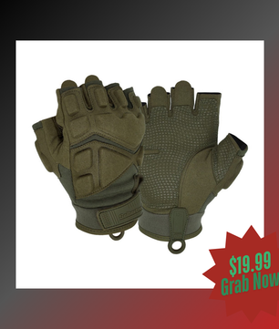 Seibertron Men Or Women XXS to XXL Fingerless/Half Finger S.O.L.A.G 2.0 Sports Outdoor Tactical Gloves