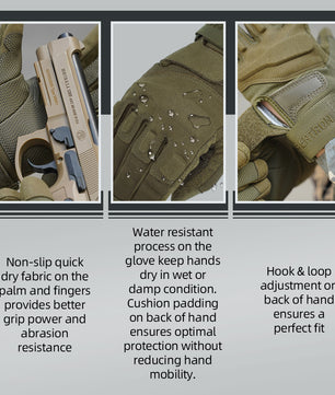 Seibertron Adult Or Youth S.O.L.A.G Sports Outdoor Water Resistant Full Finger And Half Finger Touchscreen Gloves