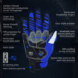 Seibertron SPS-7 Superior Protection Series Motorcycle Riding Gloves - Breathable Touchscreen Carbon Fiber Protection