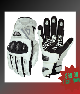 Seibertron SPS-4 Plus Youth Upgraded Winter Motorcycle Riding Gloves - Carbon Fiber, Waterproof, and Snowproof for Fall and Winter