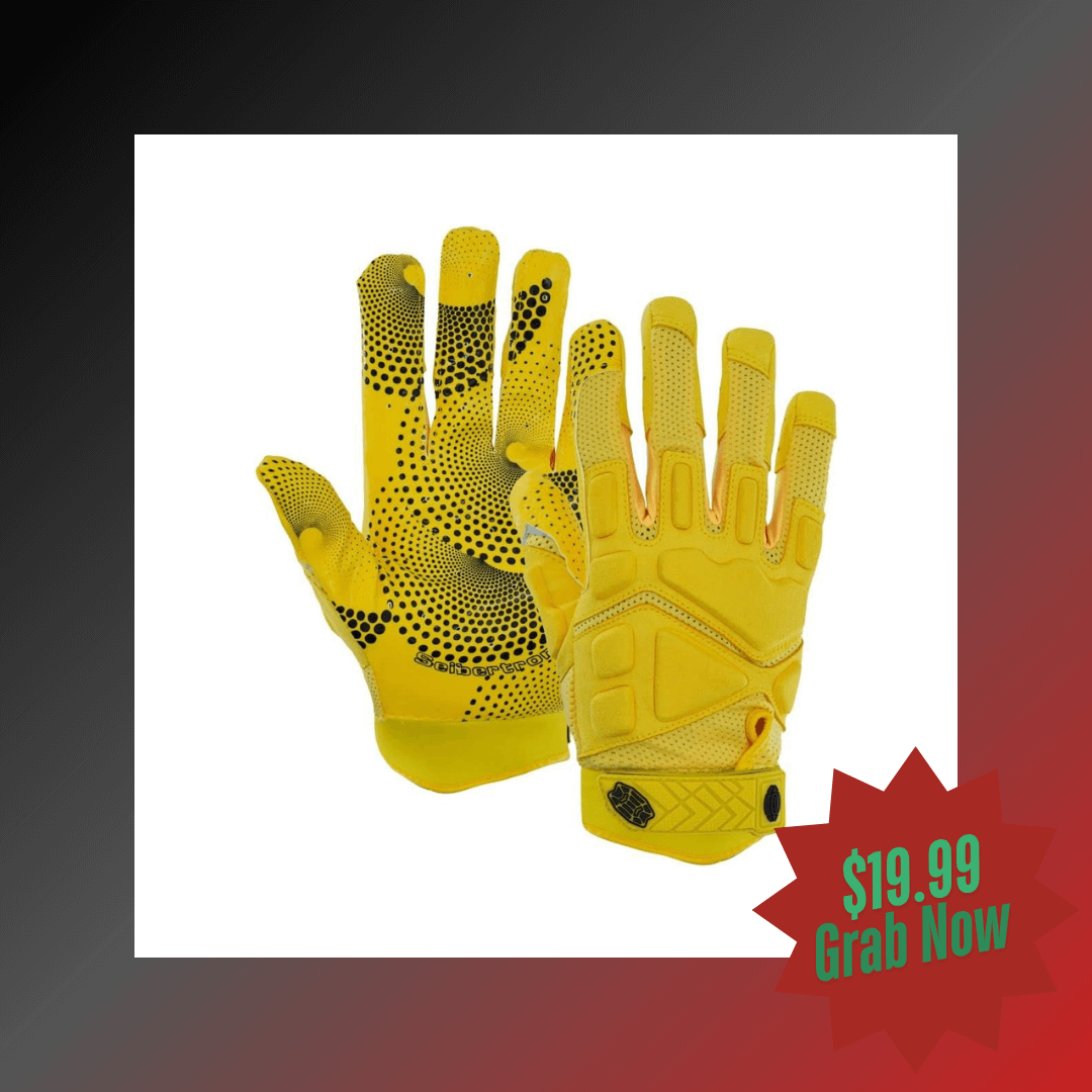 Seibertron Adult G.A.R.G 2.0 Gel Filled Patented Anti-Impact Ultra-Stick Football Sports Receiver Gloves