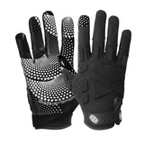 color:Black | Seibertron H.P.I.R.G football receiver gloves white background main image