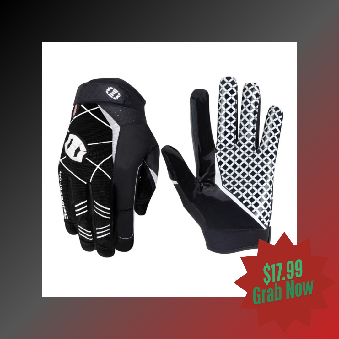 Seibertron Pro 3.0 Elite Ultra-Stick Sports Receiver Glove Football Gloves Adult