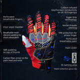 Seibertron SPS-7 Superior Protection Series Motorcycle Riding Gloves - Breathable Touchscreen Carbon Fiber Protection