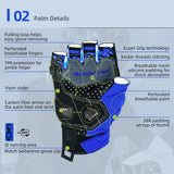 Seibertron SPS-7H Superior Protection Series Half-Finger Motorcycle Riding Gloves