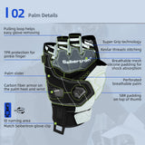 Seibertron SPS-7H Superior Protection Series Half-Finger Motorcycle Riding Gloves