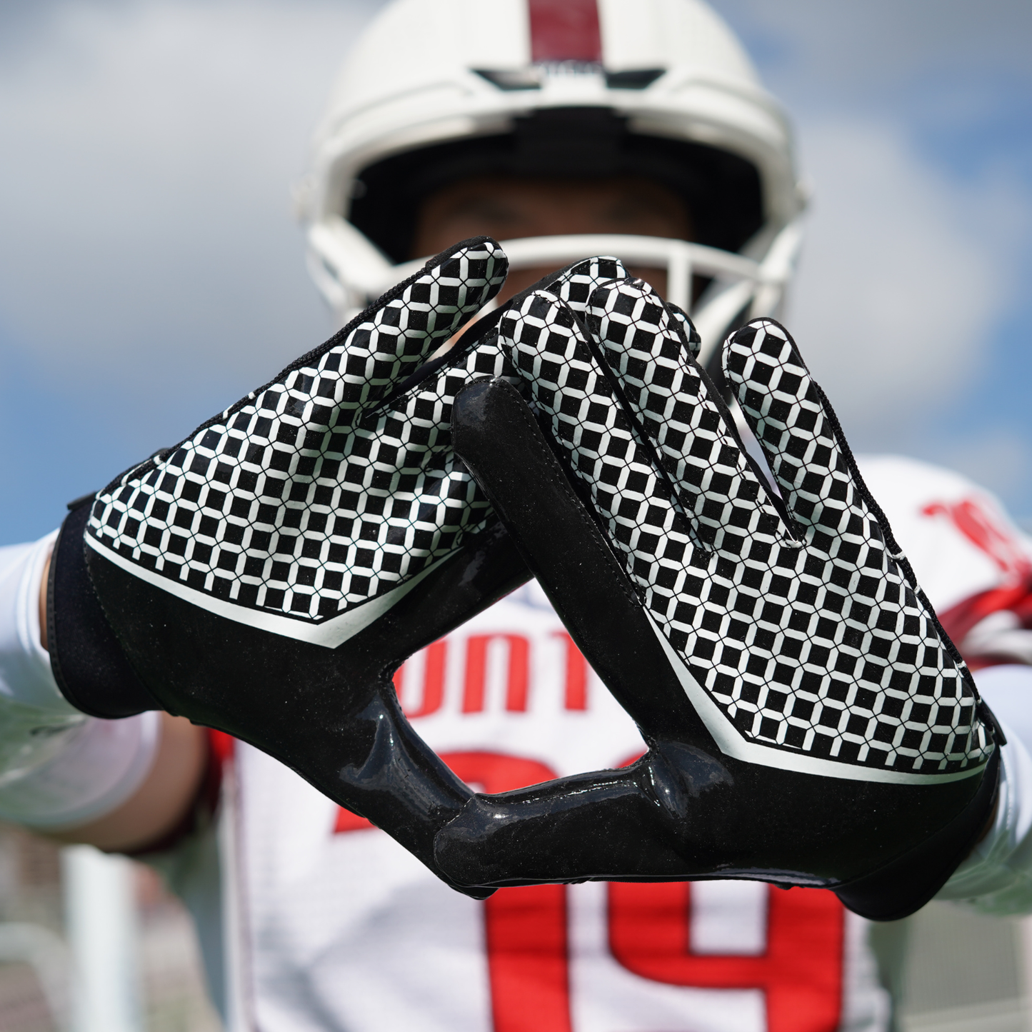 Seibertron Pro 3.0 Elite Ultra-Stick Football Receiver Gloves for Wide Receivers and Cornerbacks, High Grip Performance Game Day Sports Gloves