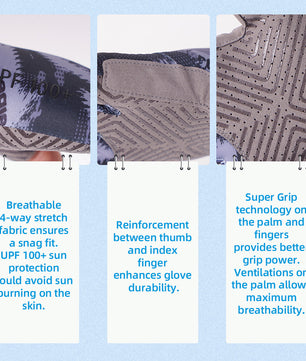 Seibertron Youth S.P.S.G-2 UPF100+ Sun/UV Protection Fishing Glove