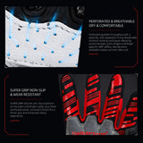 Seibertron SPS-7 Superior Protection Series Motorcycle Riding Gloves - Breathable Touchscreen Carbon Fiber Protection