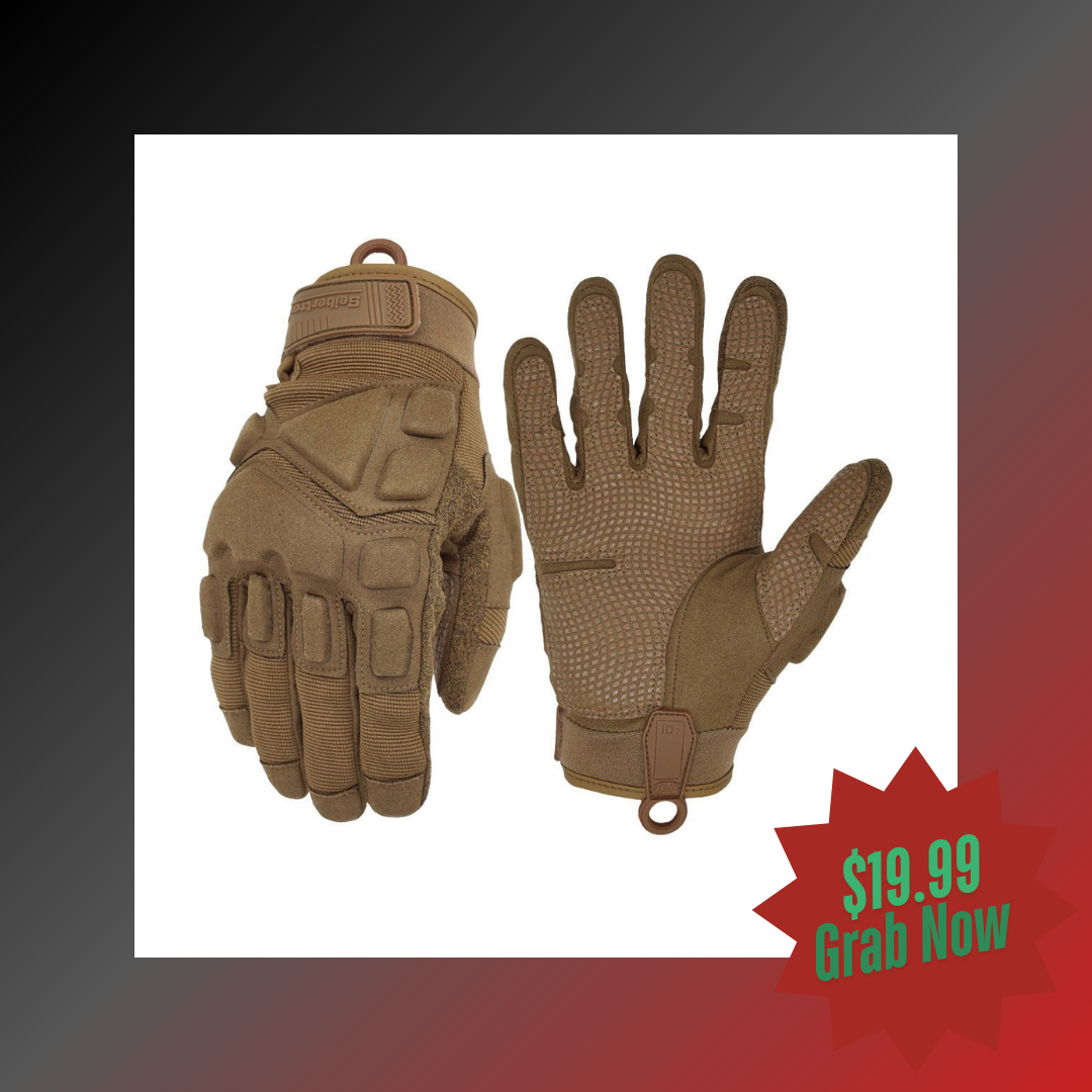 Seibertron Adult Or Youth S.O.L.A.G 2.0 Sports Outdoor Water Resistant Full Finger Touchscreen Gloves