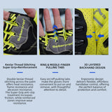 Seibertron SPS-7H Superior Protection Series Half-Finger Motorcycle Riding Gloves