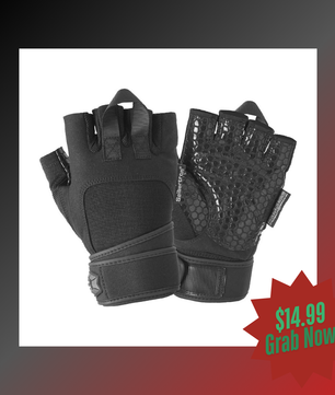 Seibertron PRO 2.0 Padded Super Grip Gloves for Lifting, Fitness, Men & Women