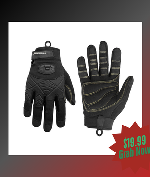 Seibertron Full Finger Padded Palm Lightweight Breathable Climbing Rope Gloves for Climbers, Rock Climbing, Rescue, Adventure, Sailing, Kayaking, Outdoor Sports, Climbing Gloves