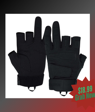 Seibertron Men Or Women XXS to XXL Fingerless/Half Finger Sports Outdoor Tactical Gloves