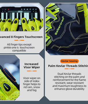 Seibertron SPS2 Plus Youth Summer Motorcycle Gloves – Genuine Leather, Breathable, Carbon Fiber, Abrasion-Resistant, Anti-Slip Design for Enhanced Comfort and Protection