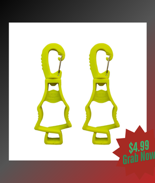 Seibertron Work Gloves Grabber Clip: Attach to Pants for Easy Access