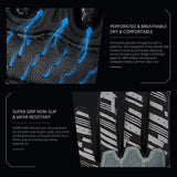 Seibertron SPS-7 Superior Protection Series Motorcycle Riding Gloves - Breathable Touchscreen Carbon Fiber Protection