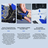 Seibertron SPS-7H Superior Protection Series Half-Finger Motorcycle Riding Gloves