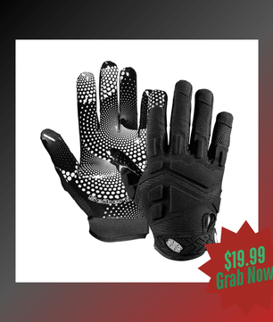 Seibertron Adult G.A.R.G 2.0 Gel Filled Patented Anti-Impact Ultra-Stick Football Sports Receiver Gloves