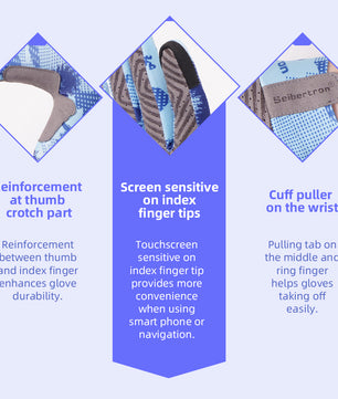 Seibertron Youth S.P.S.G-1 UPF100+ Sun/UV Protection Touchscreen Glove