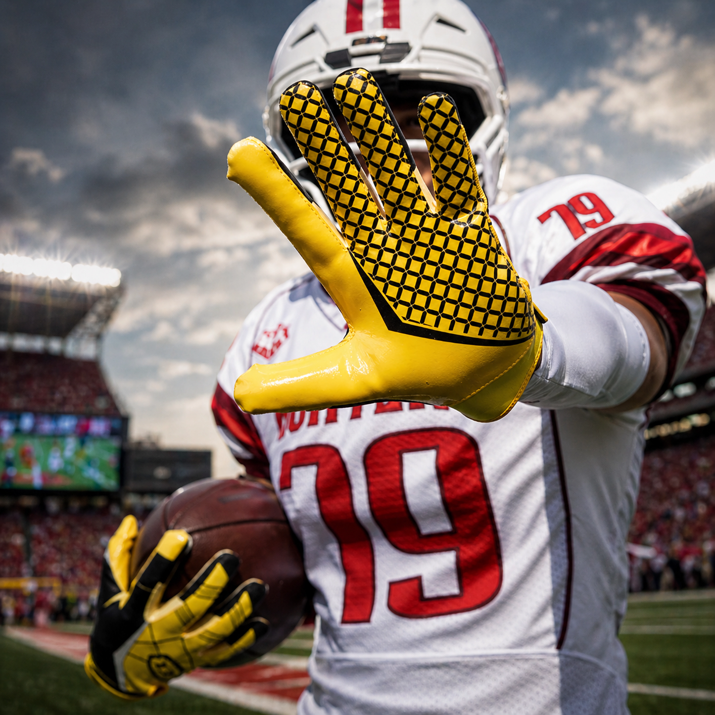 Seibertron Pro 3.0 Elite Ultra-Stick Sports Receiver Glove Football Gloves Cornerback Gloves