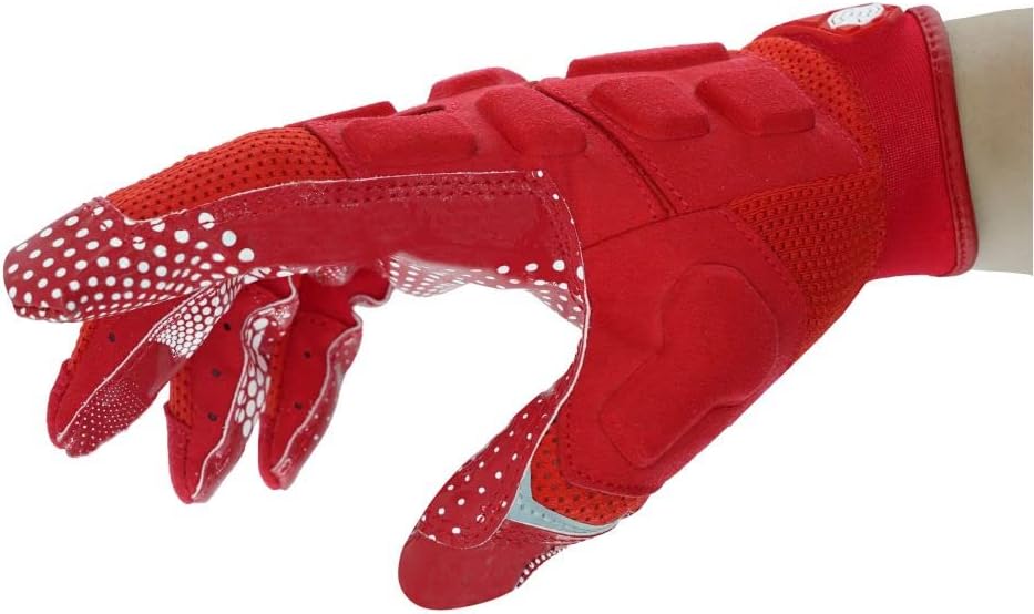 Seibertron Youth G.A.R.G 2.0 Gel-Filled Anti-Impact Ultra-Stick Football Receiver Gloves – Patented Technology for Maximum Grip & Protection