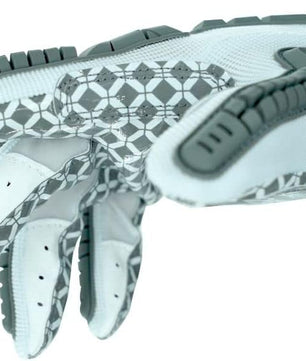 Seibertron Youth Full Finger Lineman 2.0 Padded Palm Football Receiver Gloves, Flexible TPR Impact Protection Back of Hand Glove