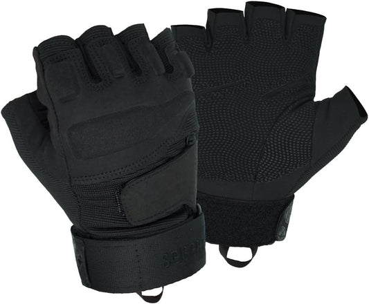 Seibertron S.O.L.A.G 1/2 Finger / Fingerless / Half Finger Multi-function Sports Gloves