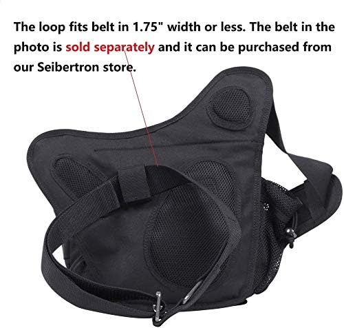 Bolsa bandolera táctica Seibertron EDC de viaje compacta tipo mensajero Molle