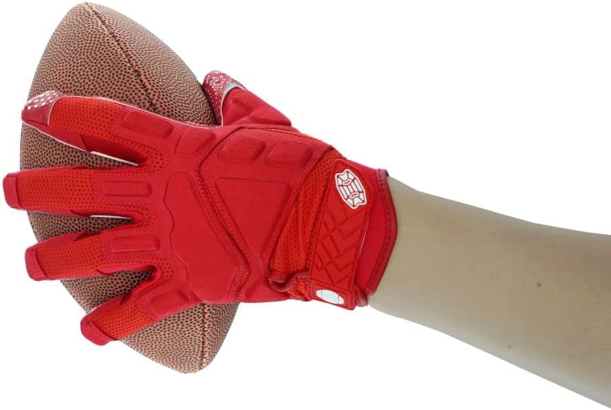 Seibertron Youth G.A.R.G 2.0 Gel-Filled Anti-Impact Ultra-Stick Football Receiver Gloves – Patented Technology for Maximum Grip & Protection