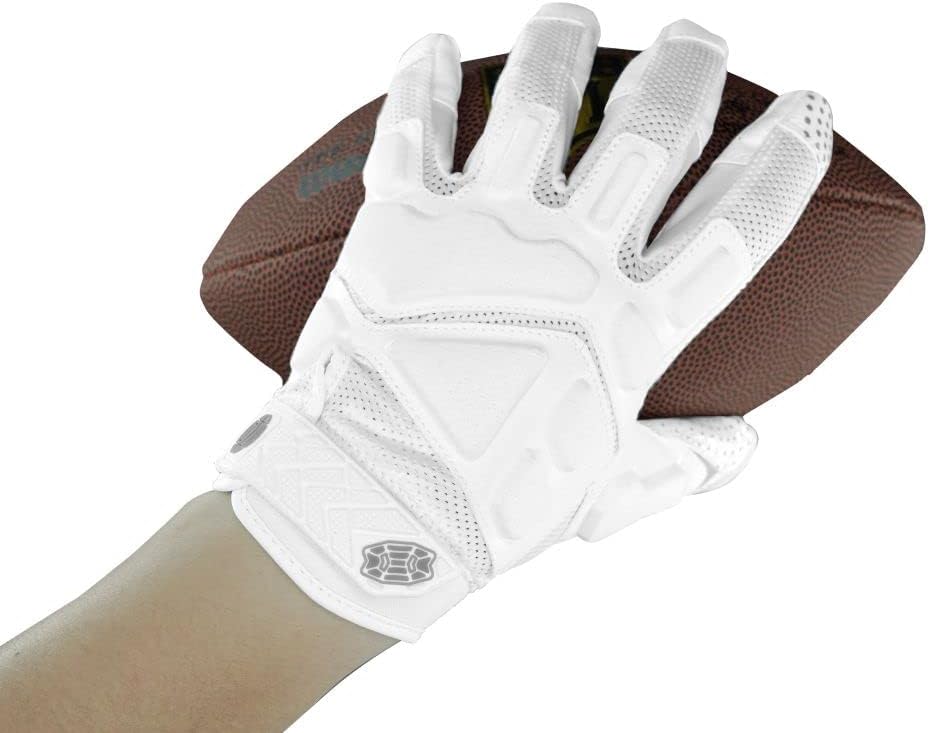 Seibertron G.A.R.G 2.0 Gel-Filled Anti-Impact Ultra-Stick Football Receiver Gloves – Patented Technology for Maximum Grip & Protection