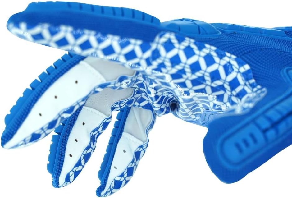 Seibertron Youth Full Finger Lineman 2.0 Football Gloves – Padded Palm, Flexible TPR Impact Protection, & Enhanced Grip